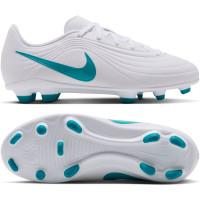 Nike Tiempo Maestro Club Grass/Artificial Grass Football Boots (MG) Kids White Turquoise