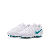 Nike Tiempo Maestro Club Grass/Artificial Grass Football Boots (MG) Kids White Turquoise