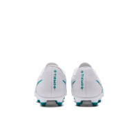 Nike Tiempo Maestro Club Grass/Artificial Grass Football Boots (MG) Kids White Turquoise