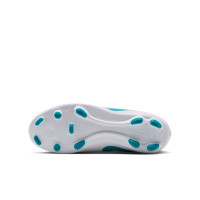 Nike Tiempo Maestro Club Grass/Artificial Grass Football Boots (MG) Kids White Turquoise
