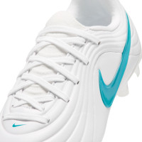 Nike Tiempo Maestro Academy Grass/Artificial Grass Football Boots (MG) Kids White Turquoise