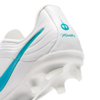 Nike Tiempo Maestro Academy Grass/Artificial Grass Football Boots (MG) Kids White Turquoise