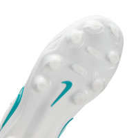 Nike Tiempo Maestro Academy Grass/Artificial Grass Football Boots (MG) Kids White Turquoise