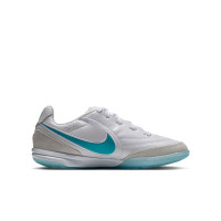 Nike Tiempo Streetgato Kids Street Football Boots White Turquoise