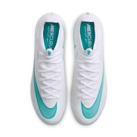Nike Mercurial Vapor 17 Elite Gras Voetbalschoenen (FG) Wit Turquoise