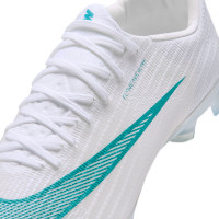 Nike Mercurial Vapor 17 Elite Gras Voetbalschoenen (FG) Wit Turquoise