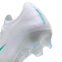 Nike Mercurial Vapor 17 Elite Gras Voetbalschoenen (FG) Wit Turquoise