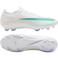 Nike Mercurial Vapor 17 Pro Gras Voetbalschoenen (FG) Wit Turquoise