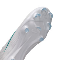 Nike Mercurial Vapor 17 Academy Gras / Kunstgras Voetbalschoenen (MG) Wit Turquoise