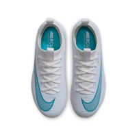 Nike Mercurial Vapor 17 Academy Gras / Kunstgras Voetbalschoenen (MG) Kids Wit Turquoise