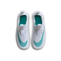 Nike Mercurial Vapor 17 Club Flex Gras / Kunstgras Voetbalschoenen (MG) Kids Wit Turquoise