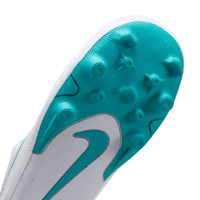 Nike Mercurial Vapor 17 Club Flex Gras / Kunstgras Voetbalschoenen (MG) Kids Wit Turquoise