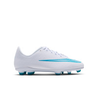 Nike Mercurial Vapor 17 Club Gras / Kunstgras Voetbalschoenen (MG) Kids Wit Turquoise