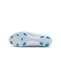 Nike Mercurial Vapor 17 Club Gras / Kunstgras Voetbalschoenen (MG) Kids Wit Turquoise