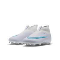 Nike Mercurial Superfly 11 Academy Grass/Artificial Grass Football Boots (MG) Kids White Turquoise