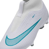 Nike Mercurial Superfly 11 Academy Grass/Artificial Grass Football Boots (MG) Kids White Turquoise