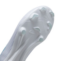 Nike Mercurial Superfly 11 Academy Grass/Artificial Grass Football Boots (MG) Kids White Turquoise