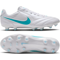 Nike Tiempo Ligera Pro Gras Voetbalschoenen (FG) Wit Turquoise