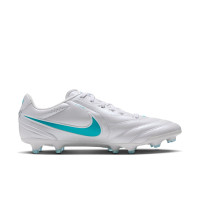 Nike Tiempo Ligera Pro Gras Voetbalschoenen (FG) Wit Turquoise