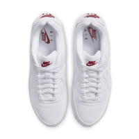 Nike Air Max 90 Sneakers Wit Wit Tough Red