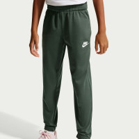 Nike Sportswear Full-Zip Kids Tracksuit Camo Green Dark Green White