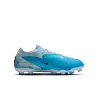 Nike Phantom 6 Low Haaland Pro Gras / Kunstgras Voetbalschoenen (MG) Lichtblauw Blauw Felblauw