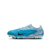 Nike Phantom 6 Low Haaland Pro Gras / Kunstgras Voetbalschoenen (MG) Lichtblauw Blauw Felblauw