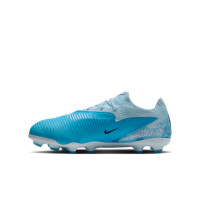 Nike Phantom 6 Low Haaland Pro Gras / Kunstgras Voetbalschoenen (MG) Lichtblauw Blauw Felblauw