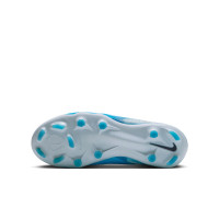 Nike Phantom 6 Low Haaland Pro Gras / Kunstgras Voetbalschoenen (MG) Lichtblauw Blauw Felblauw