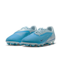 Nike Phantom 6 Low Haaland Academy Gras / Kunstgras Voetbalschoenen (MG) Lichtblauw Blauw Felblauw
