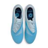 Nike Phantom 6 Low Haaland Academy Gras / Kunstgras Voetbalschoenen (MG) Lichtblauw Blauw Felblauw