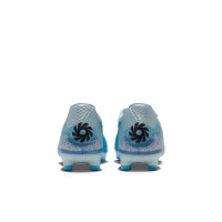 Nike Phantom 6 Low Haaland Academy Gras / Kunstgras Voetbalschoenen (MG) Lichtblauw Blauw Felblauw