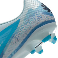 Nike Phantom 6 Low Haaland Academy Gras / Kunstgras Voetbalschoenen (MG) Lichtblauw Blauw Felblauw