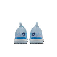 Nike Phantom 6 Low Haaland Academy Turf Voetbalschoenen (TF) Kids Lichtblauw Blauw Felblauw
