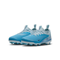 Nike Phantom 6 Low Haaland Academy Gras / Kunstgras Voetbalschoenen (MG) Kids Lichtblauw Blauw Felblauw