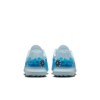 Nike Phantom 6 Low Haaland Club Turf Football Boots (TF) Kids Light Blue Blue Bright Blue