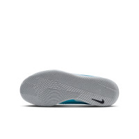 Nike Phantom 6 Low Haaland Club Zaalvoetbalschoenen (IN) Kids Lichtblauw Blauw Felblauw