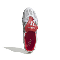 adidas Predator Precision David Beckham Gras (FG) Football Boots (FG) White Silver Bright Red