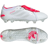 adidas Predator David Beckham Elite FT Gras Football Boots (FG) White Silver Bright Red