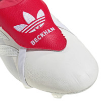 adidas Predator David Beckham Elite FT Gras Football Boots (FG) White Silver Bright Red