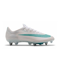 Nike Zoom Mercurial Superfly 11 Elite (SG) Iron Stud Football Boots White Turquoise
