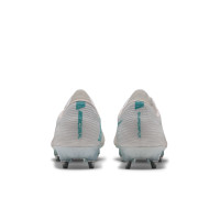 Nike Zoom Mercurial Superfly 11 Elite (SG) Iron Stud Football Boots White Turquoise