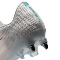 Nike Zoom Mercurial Superfly 11 Elite (SG) Iron Stud Football Boots White Turquoise