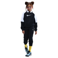 Nike Sportswear Crew Tracksuit Kids Black White