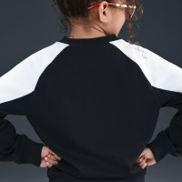 Nike Sportswear Crew Tracksuit Kids Black White