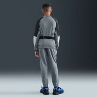Nike Sportswear Crew Tracksuit Kids Dark Grey Black White