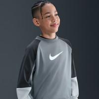 Nike Sportswear Crew Tracksuit Kids Dark Grey Black White