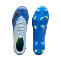 PUMA Ultra Nitro 7 Pro Gras Voetbalschoenen (FG) Lichtblauw Blauw Lime