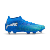 PUMA Future 9 Match IJzeren-Nop Voetbalschoenen (SG) Blauw Luminous Blue Lime