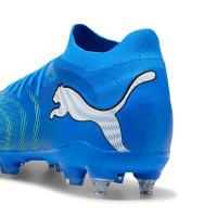 PUMA Future 9 Match IJzeren-Nop Voetbalschoenen (SG) Blauw Luminous Blue Lime